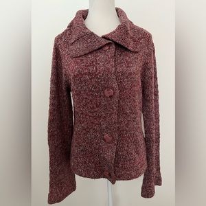 Liz Claiborne Button Down Sweater Size M